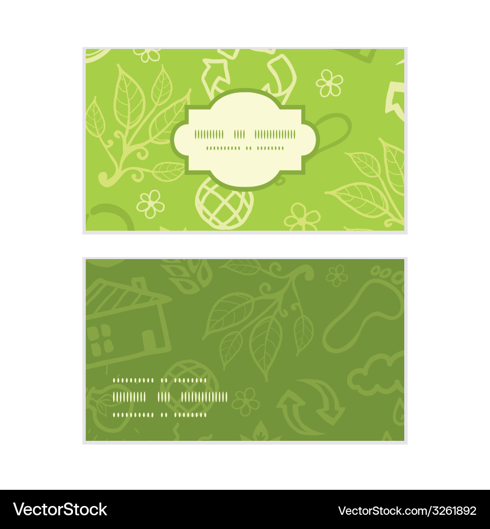 Environmental horizontal frame pattern business Vector Image