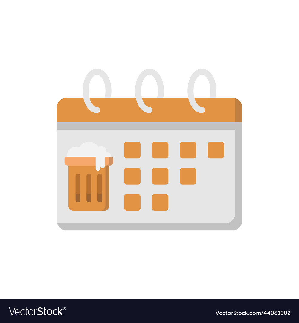 Calendar icon design template