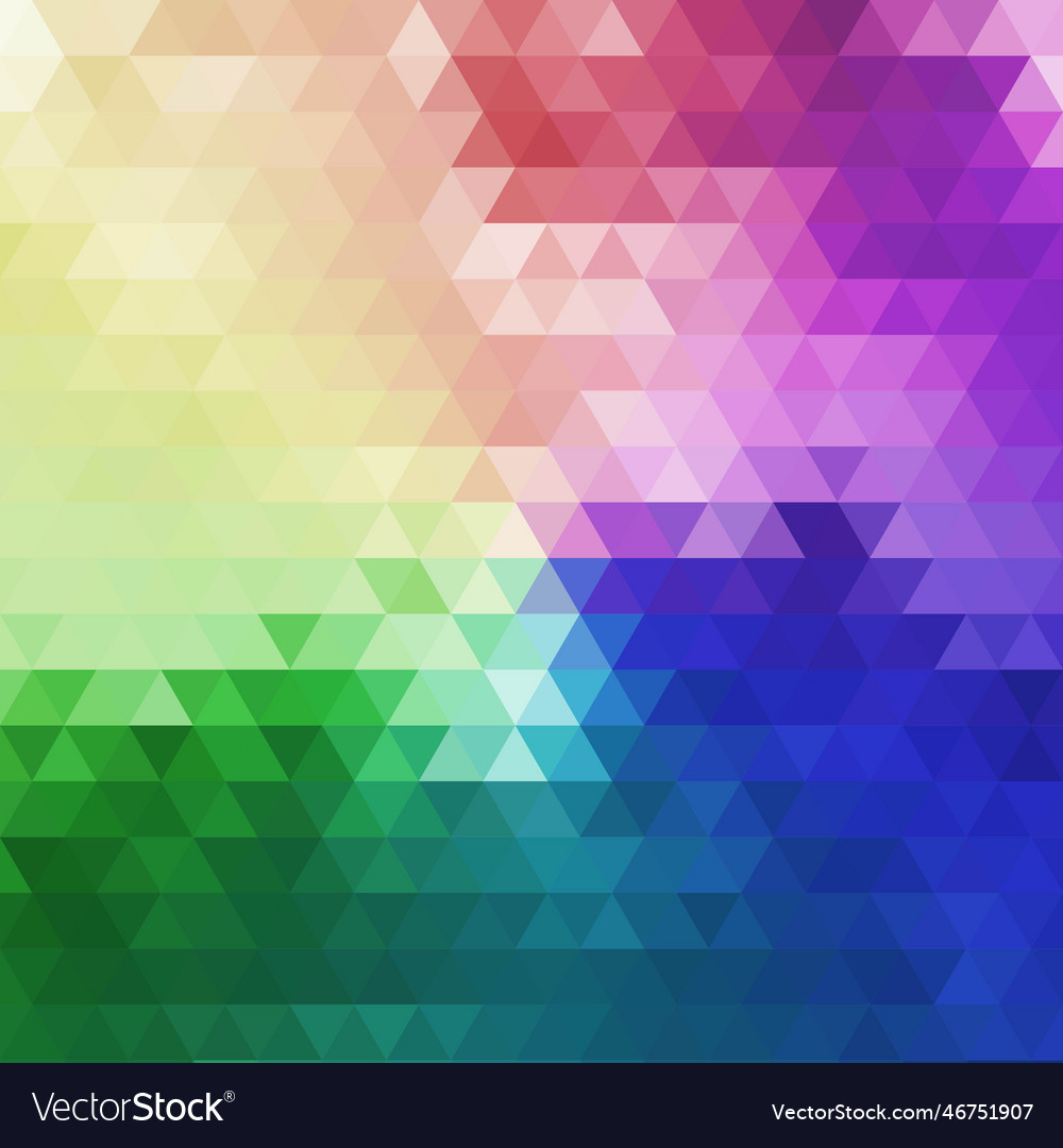 Color triangular background presentation Vector Image