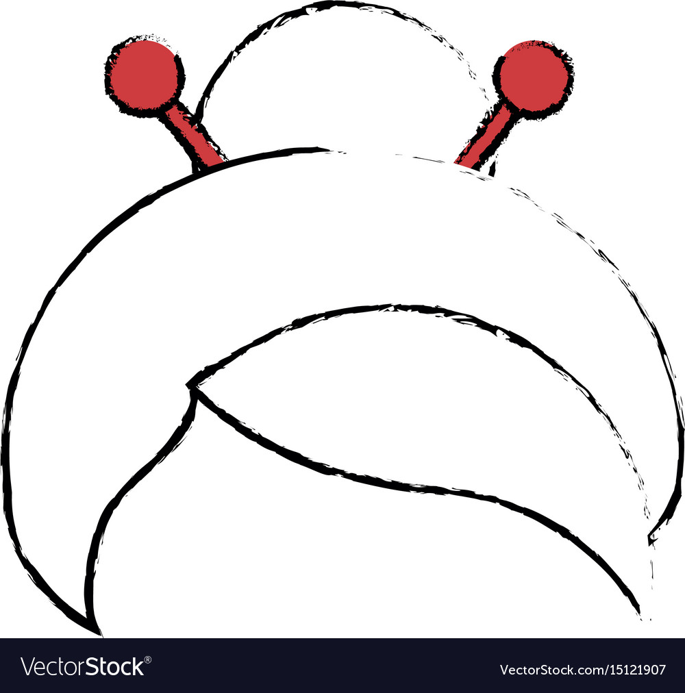 Japanese Hairstyle Traditional Royalty Free Vector Image