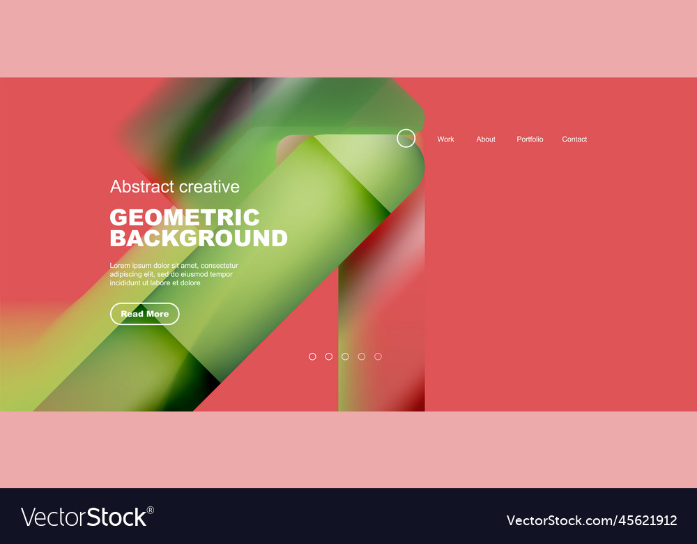 Abstract trendy geometric patterns poster Vector Image