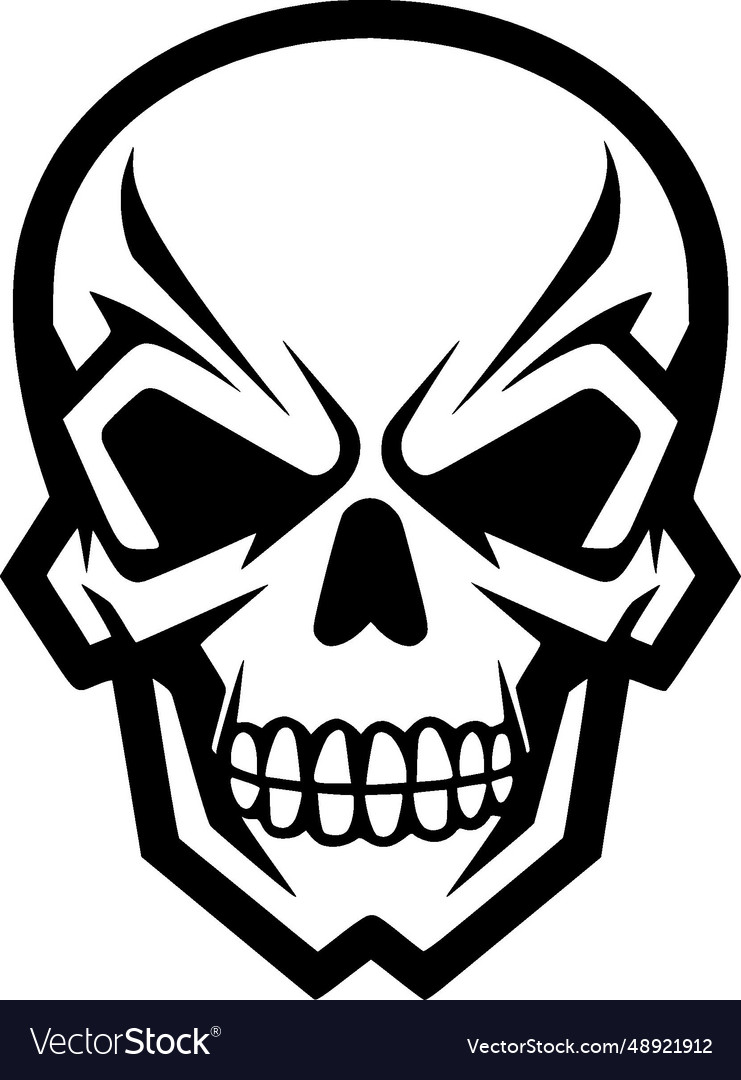 Skull - high quality logo ideal for t-shirt Vector Image