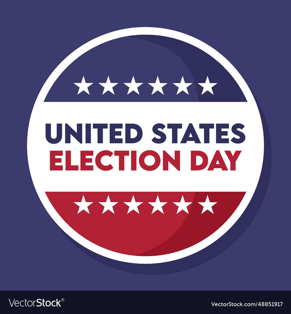 Election day 2023 united states Royalty Free Vector Image