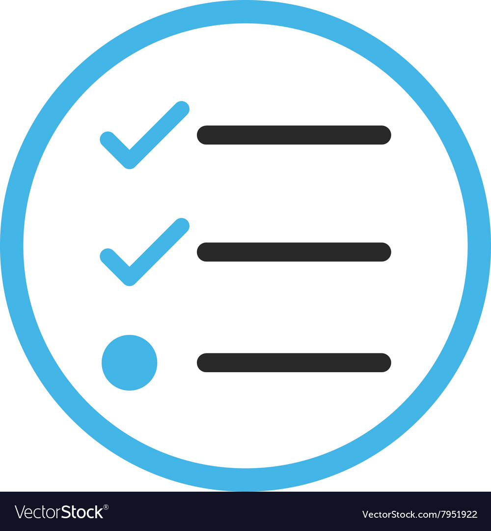 checklist icon flat