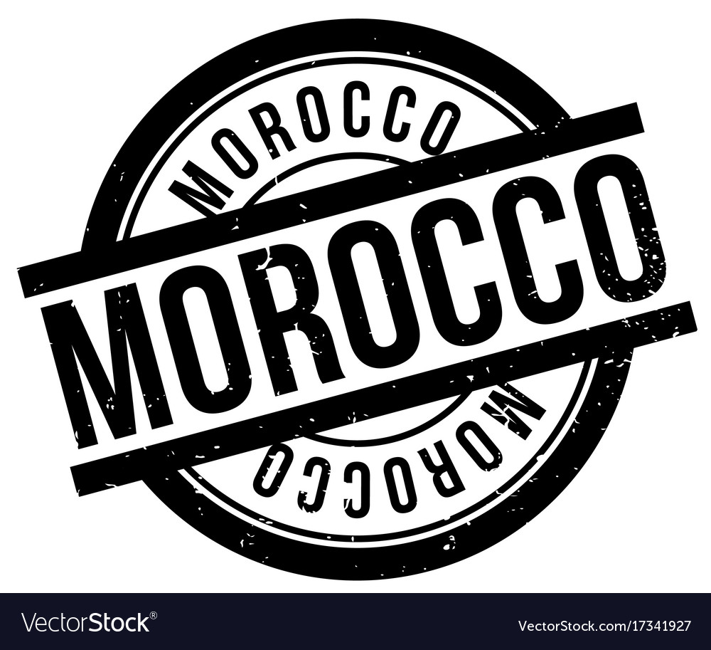 Morocco rubber stamp Royalty Free Vector Image