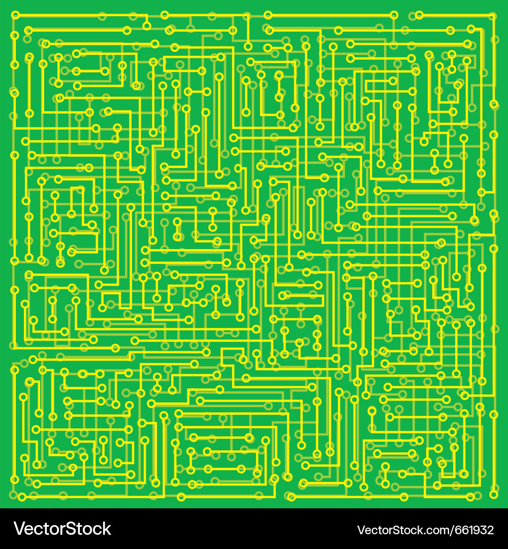 Circuit board Royalty Free Vector Image - VectorStock