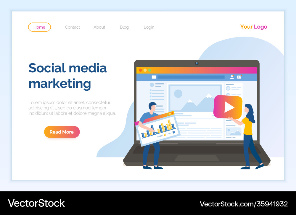 People are studying on online courses social Vector Image