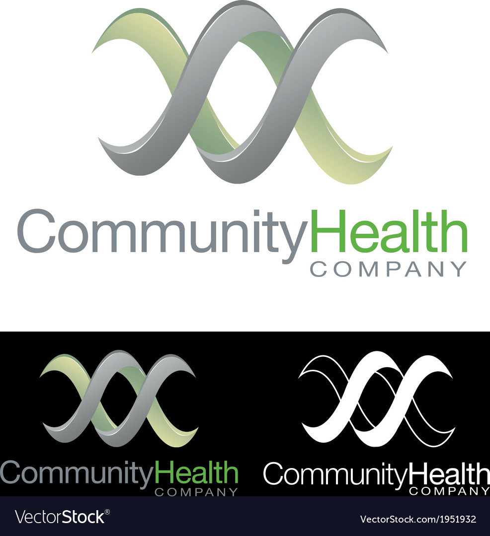 Social community health company icon logo