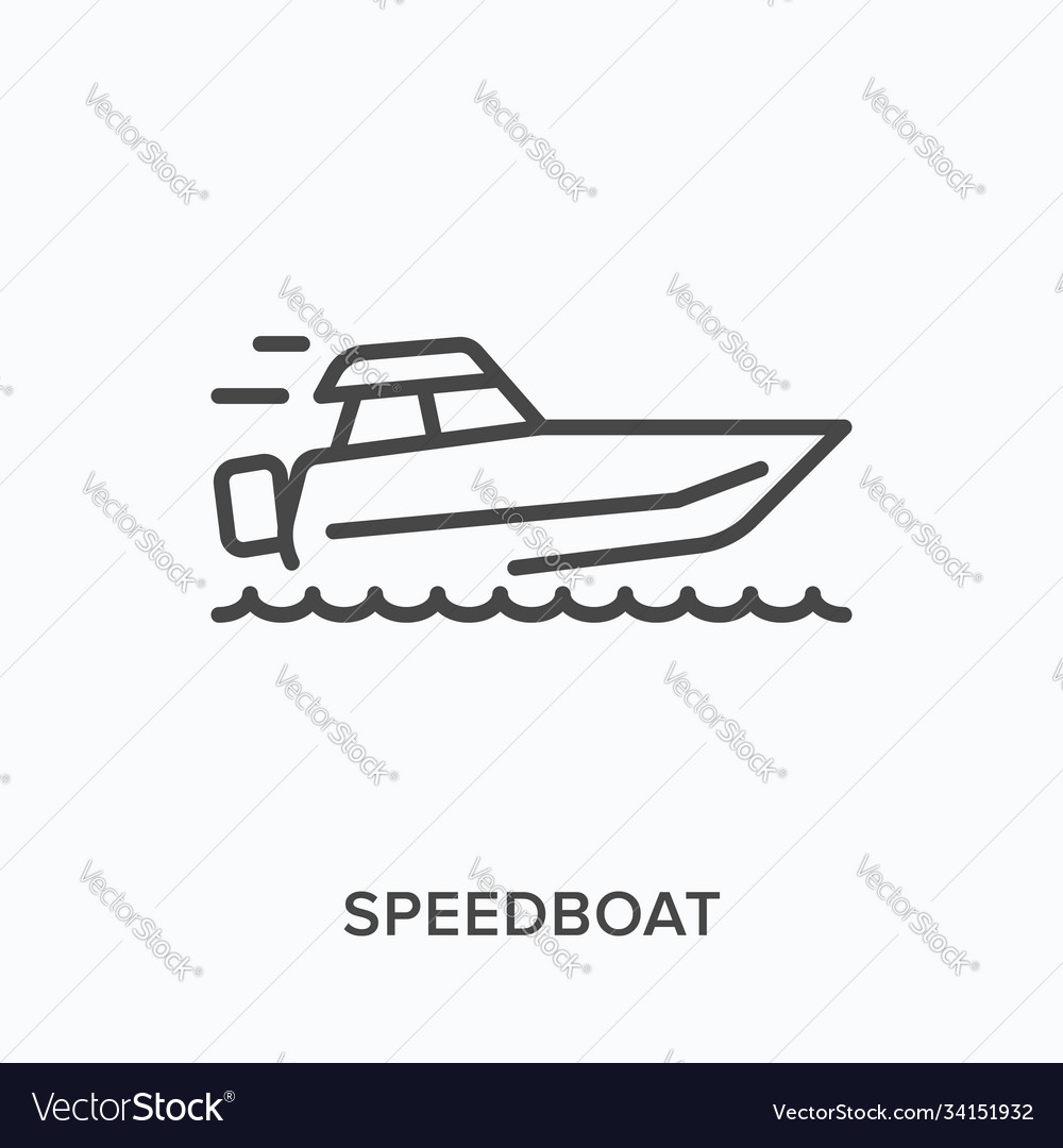 Speed Boat Illustrations ~ Stock Speed Boat Vectors