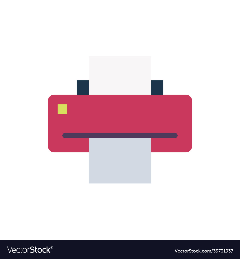 Printer icon print Royalty Free Vector Image - VectorStock