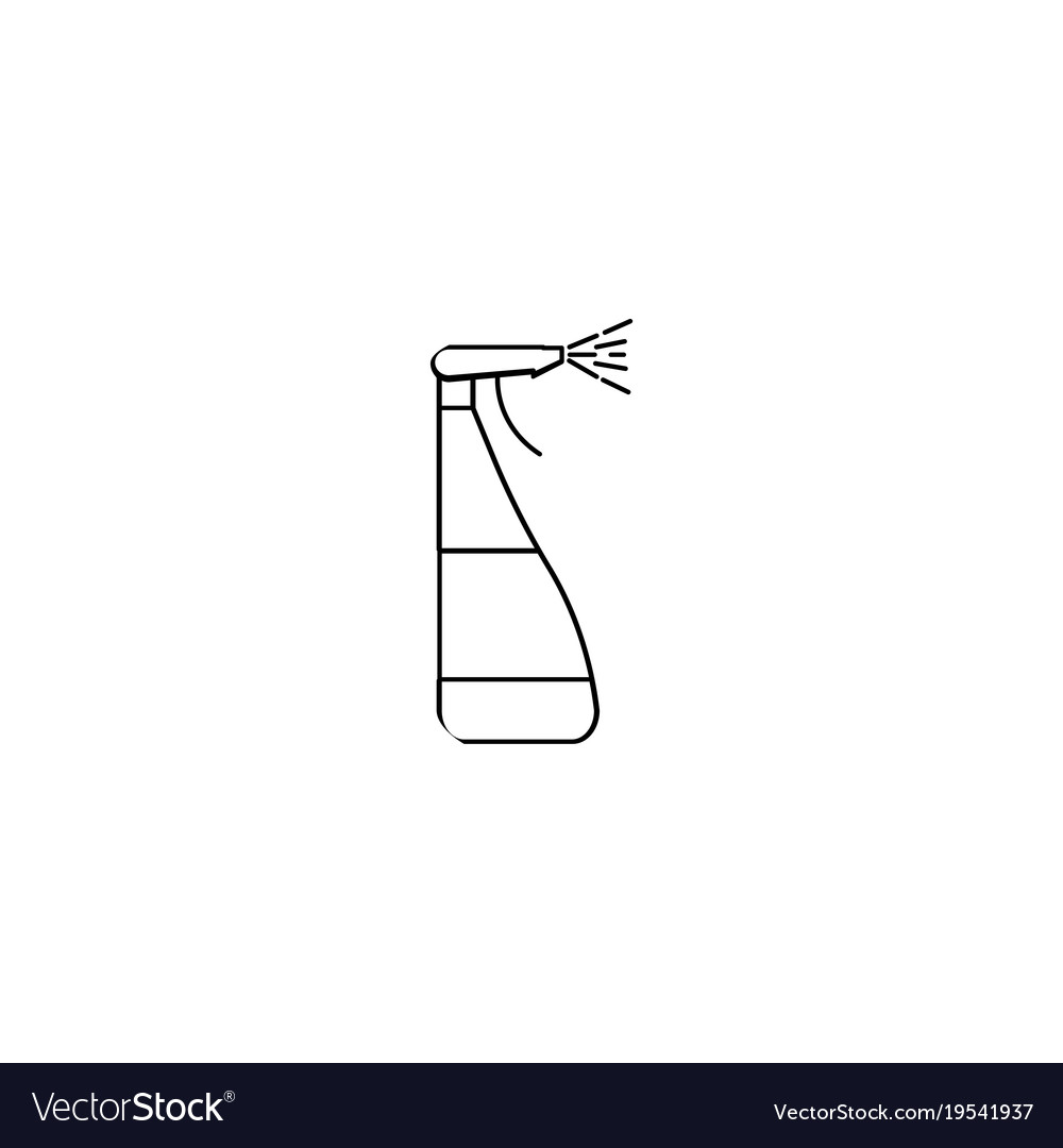 Window cleaner spray icon Royalty Free Vector Image