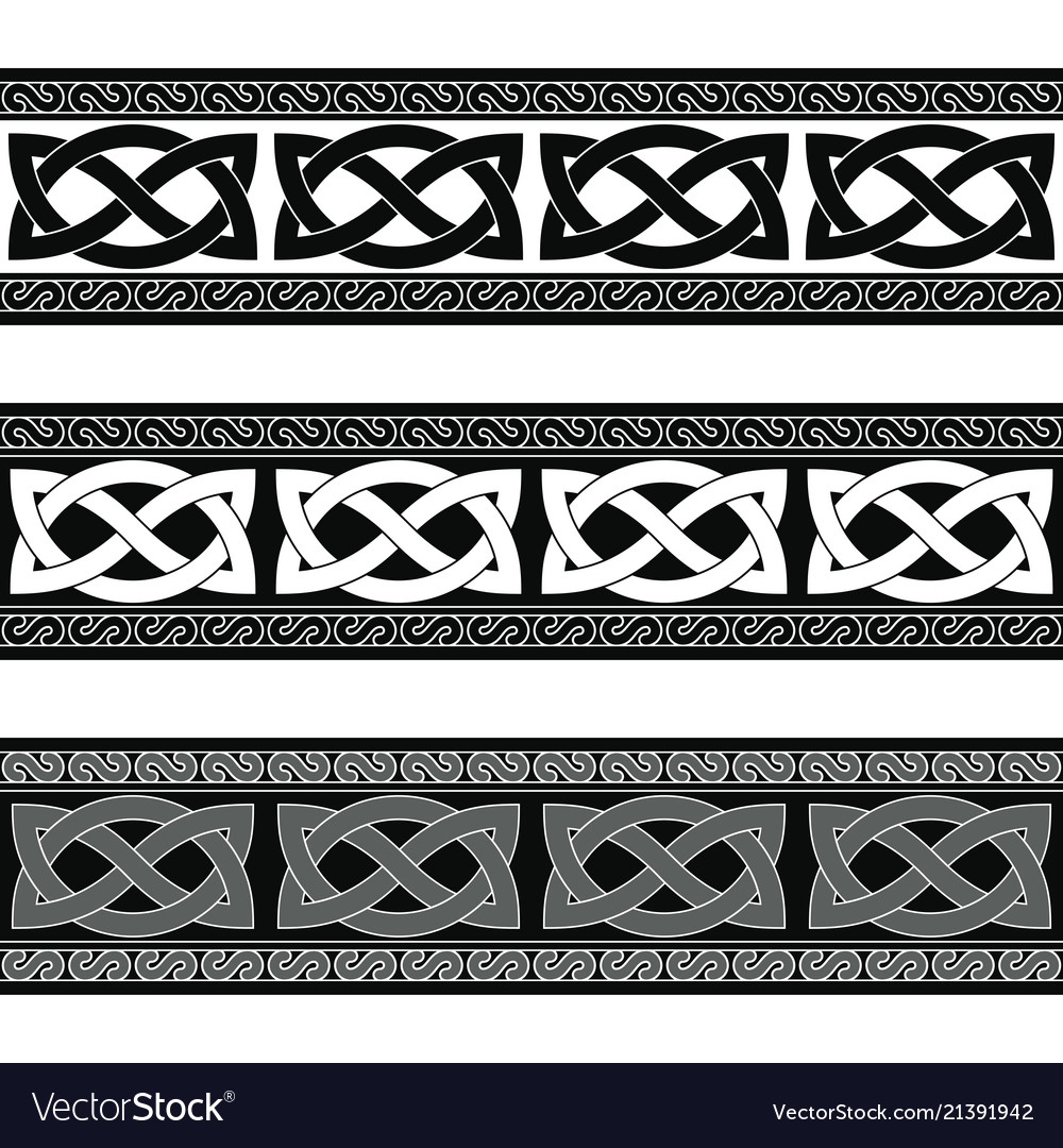 Celtic national seamless ornament Royalty Free Vector Image