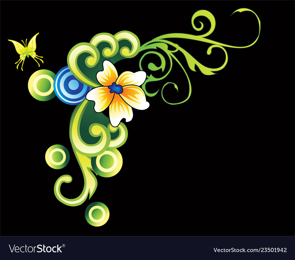 Flower ornaments Royalty Free Vector Image VectorStock