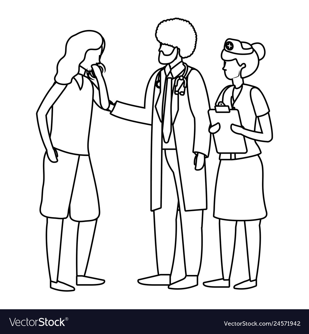 Healthcare medical cartoon Royalty Free Vector Image