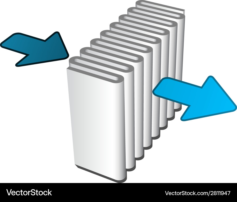 Air filter effect icon Royalty Free Vector Image