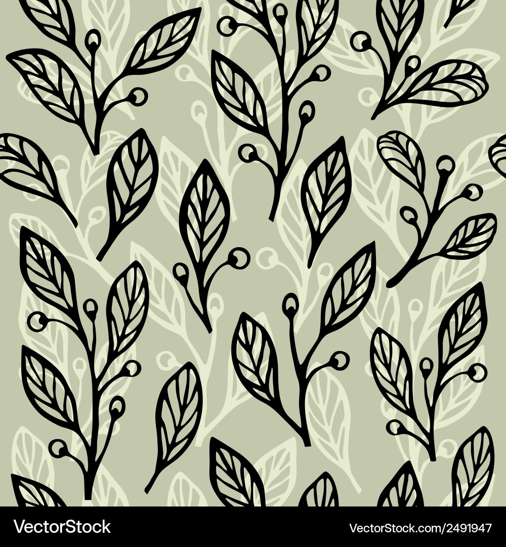 Floral seamless pattern 2 Royalty Free Vector Image
