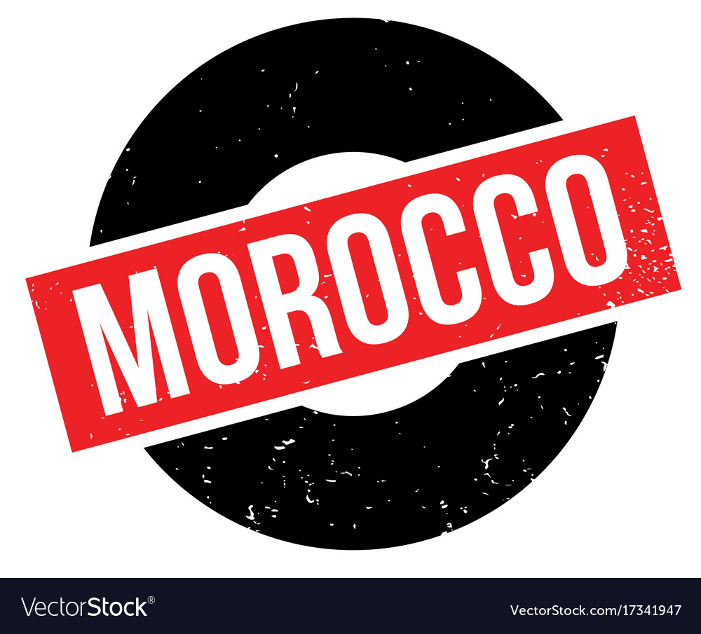 Morocco rubber stamp Royalty Free Vector Image