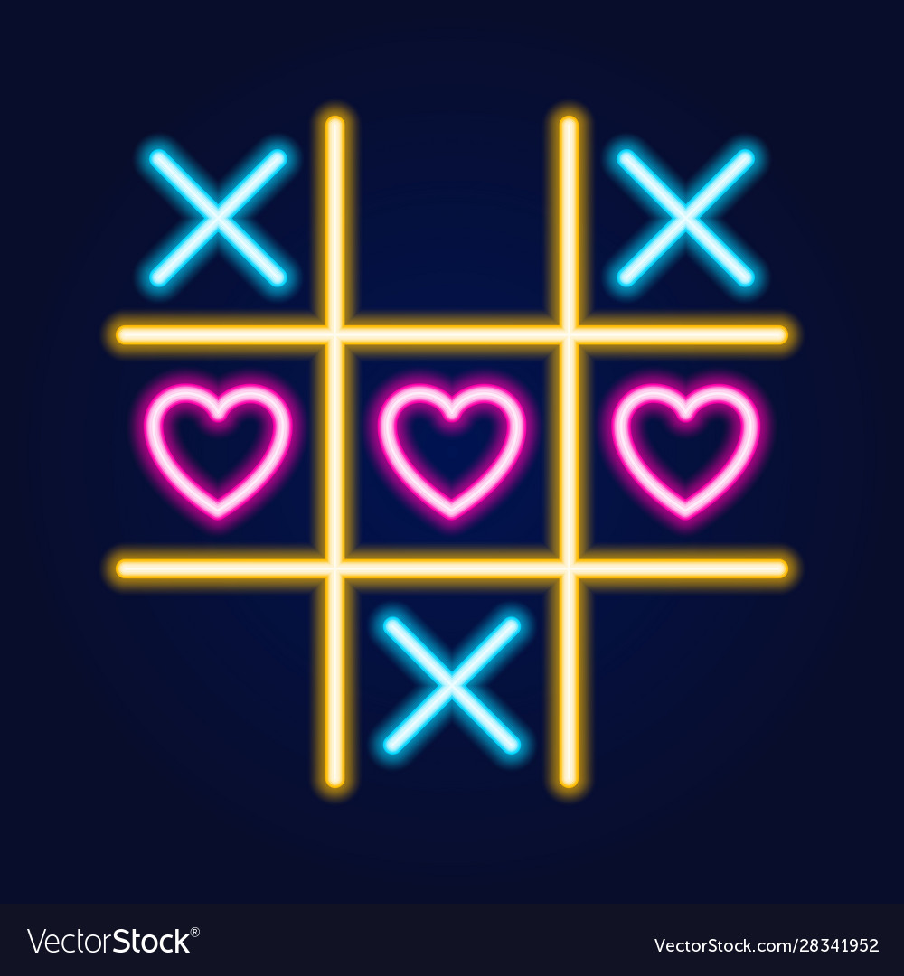 Glow in the Dark Tic Tac Toe!