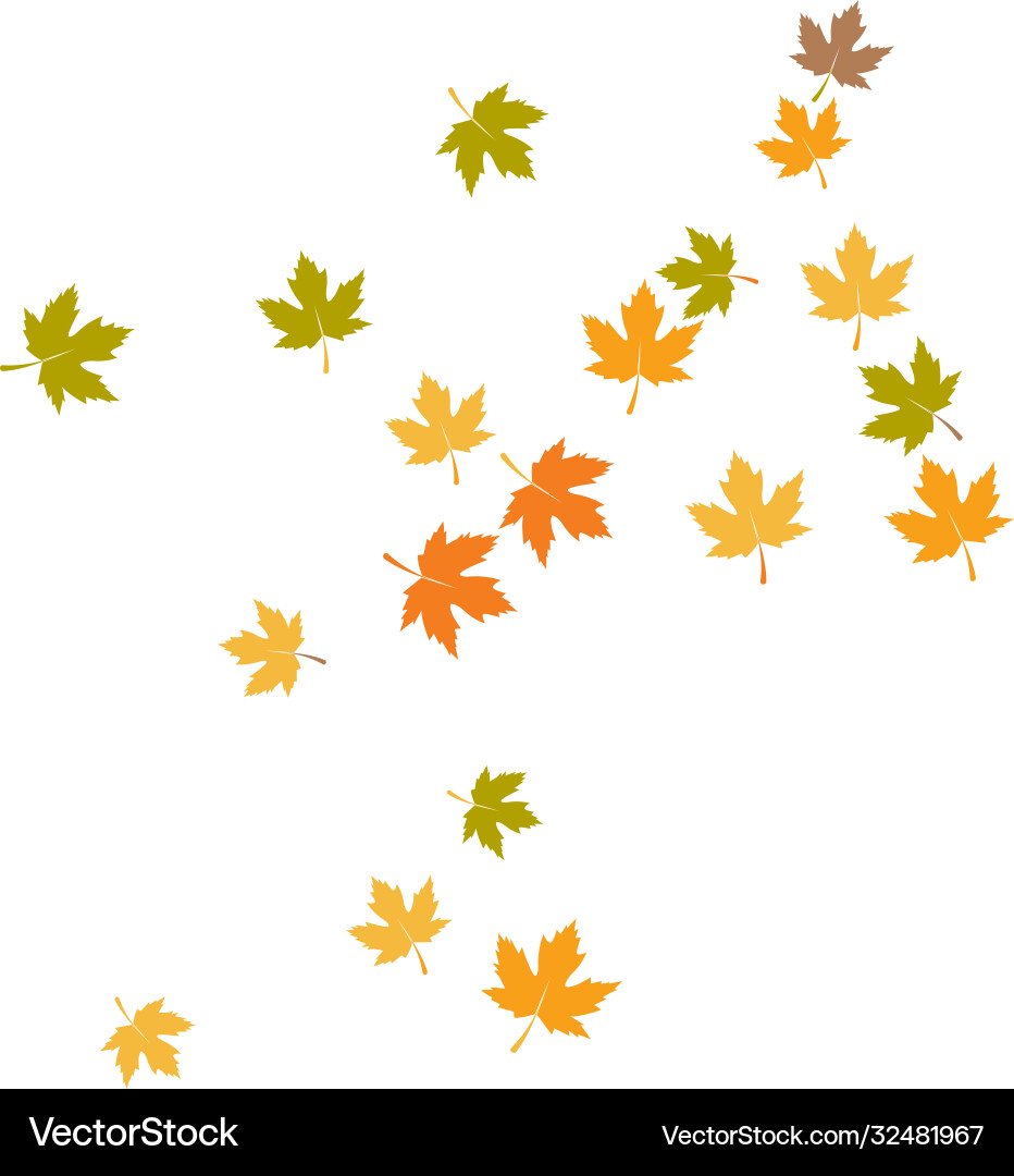 Autumn leaf background Royalty Free Vector Image