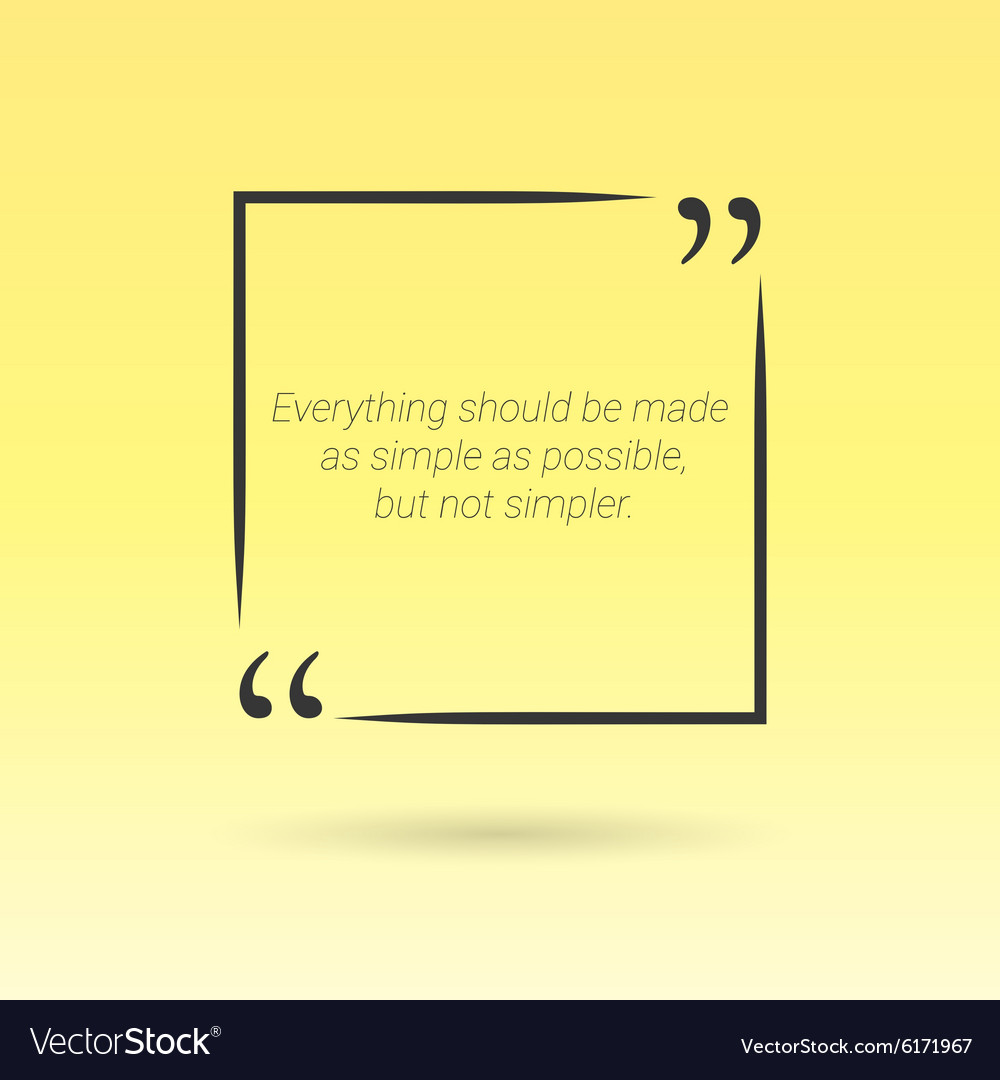 Citation Text Box Royalty Free Vector Image Vectorstock