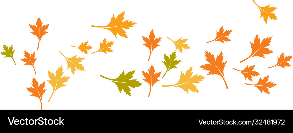 Autumn leaf background Royalty Free Vector Image