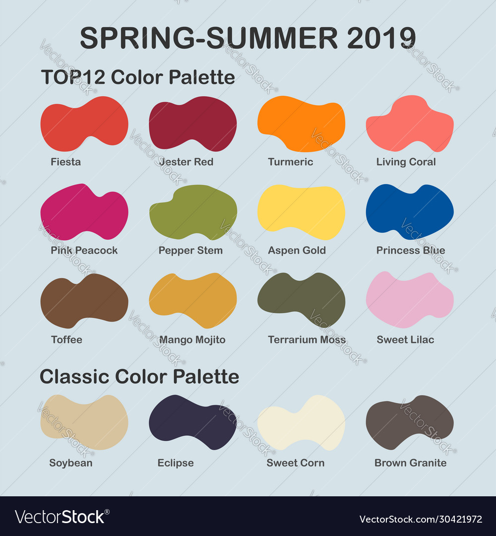 Spring colors 2019 clearance fashion