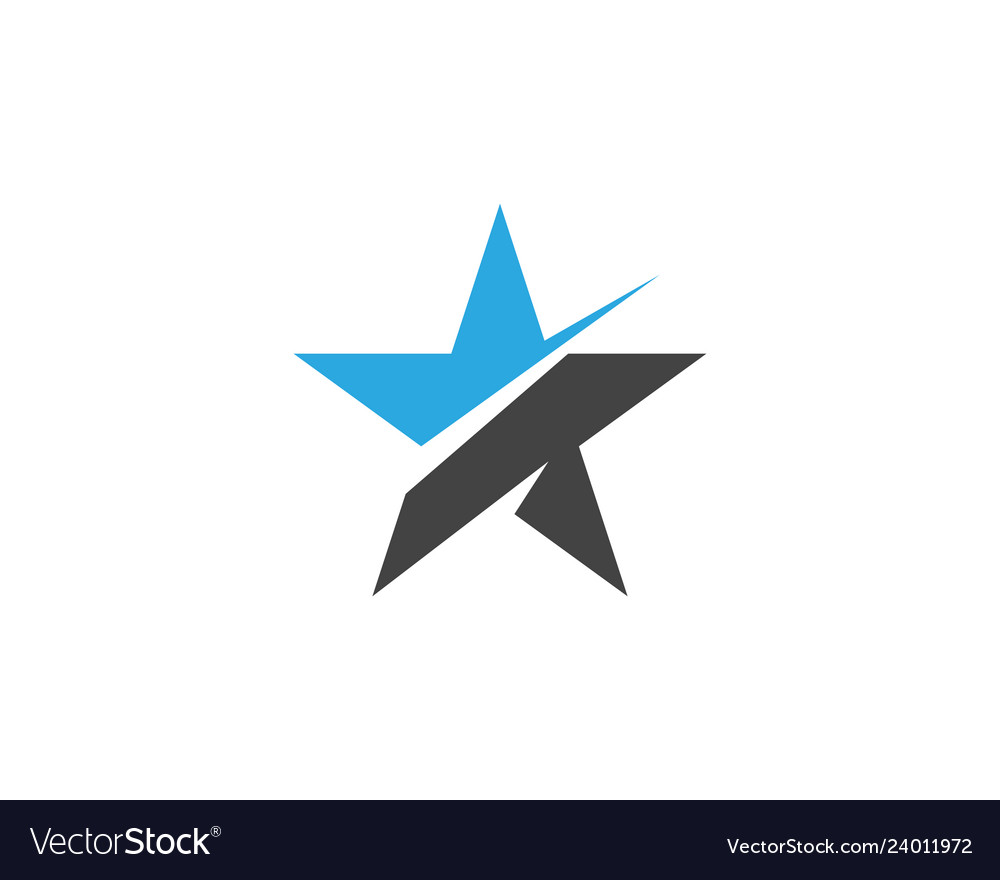 Star icon template Royalty Free Vector Image - VectorStock