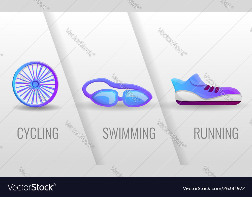 swimming running and cycling