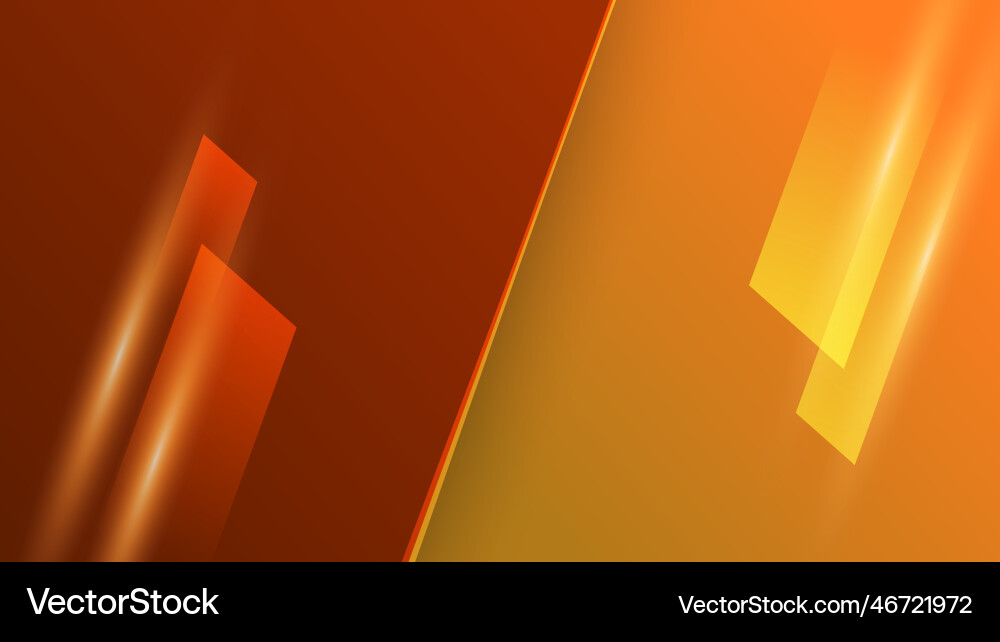 Versus background with red yellow for game battle Vector Image