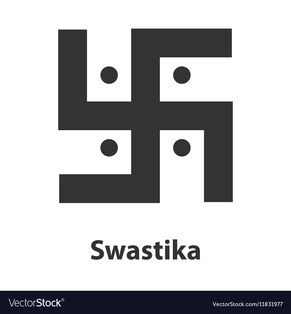 icon-of-swastika-symbol-hinduism-religion-sign-vector-image