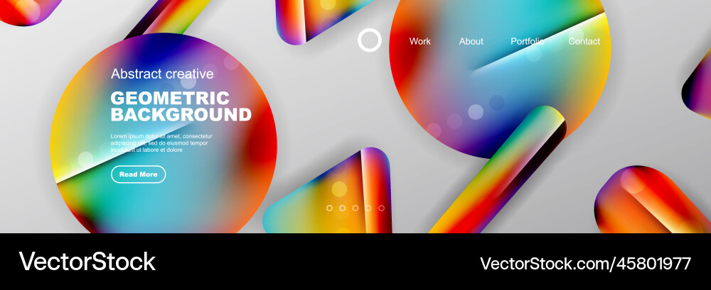 Overlapping geometric shapes background 3d shadow Vector Image