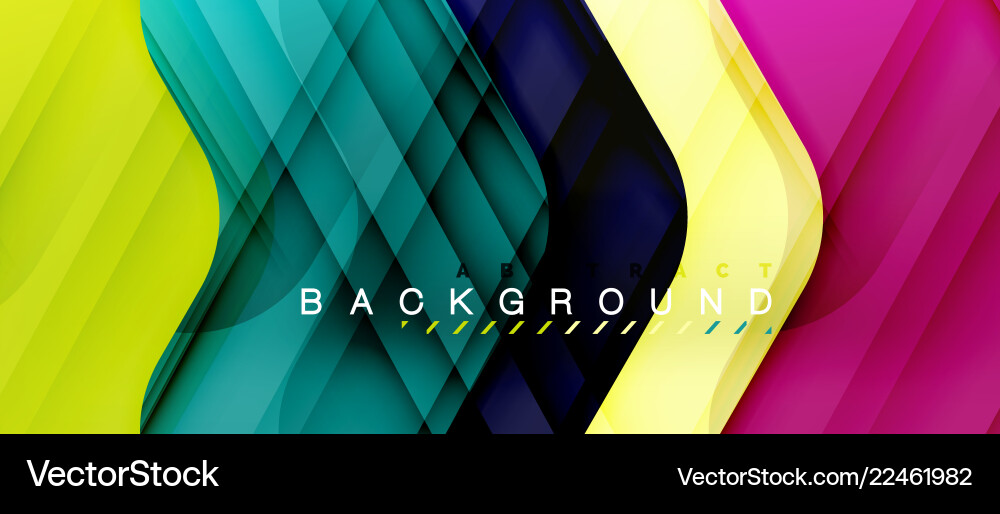 Colorful glossy arrows abstract background Vector Image