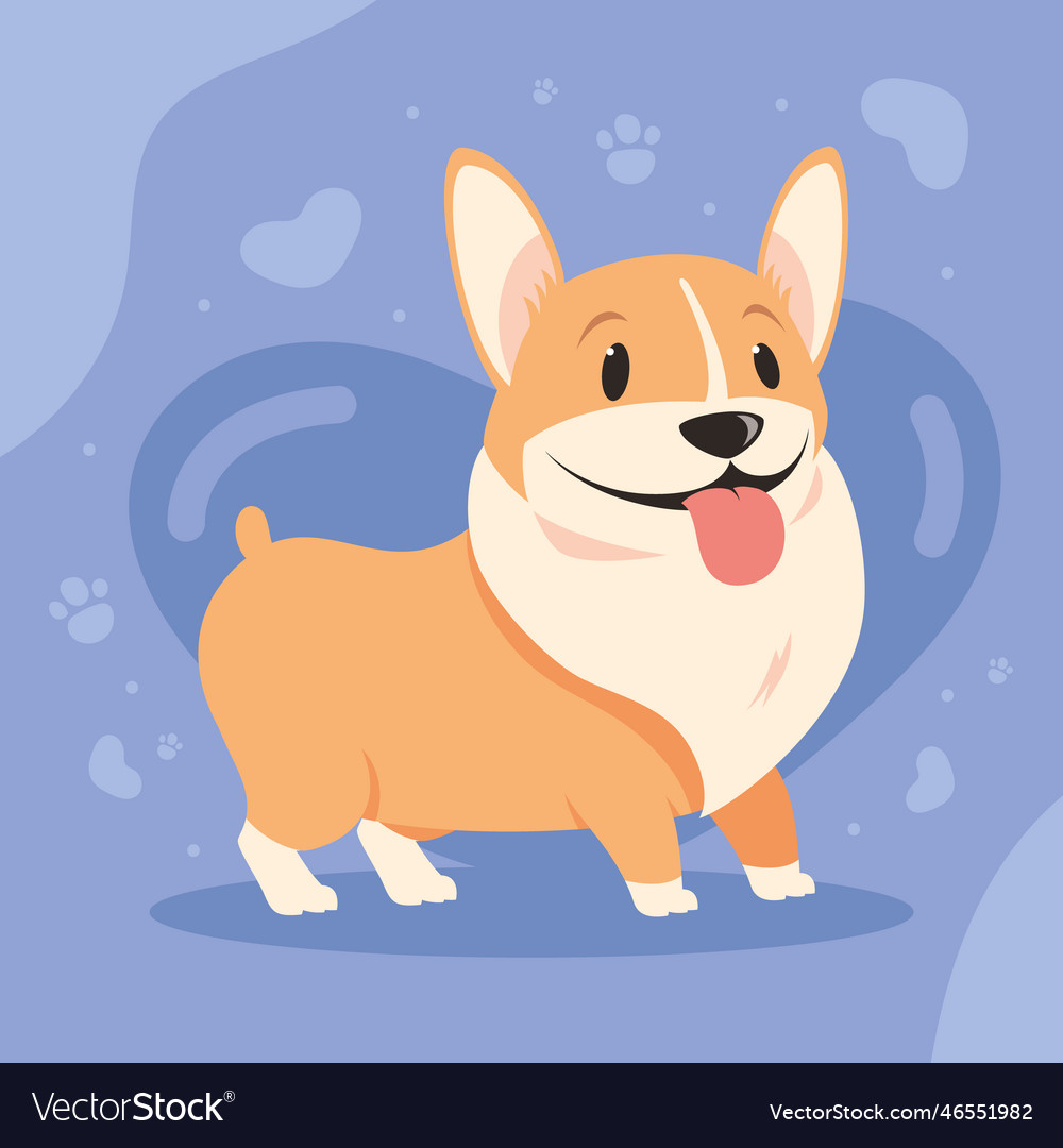 Indog pet mascot Royalty Free Vector Image - VectorStock