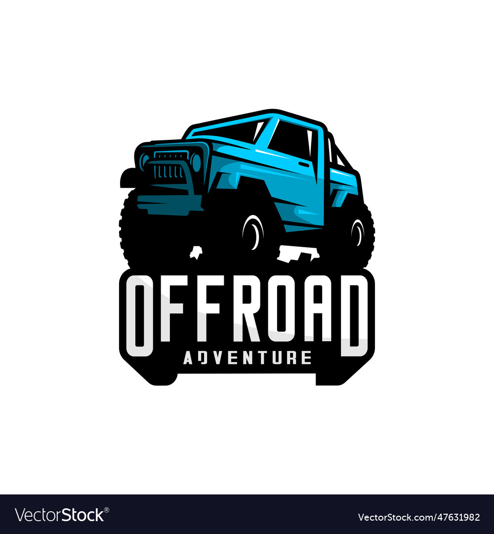 Off road adventure Royalty Free Vector Image - VectorStock