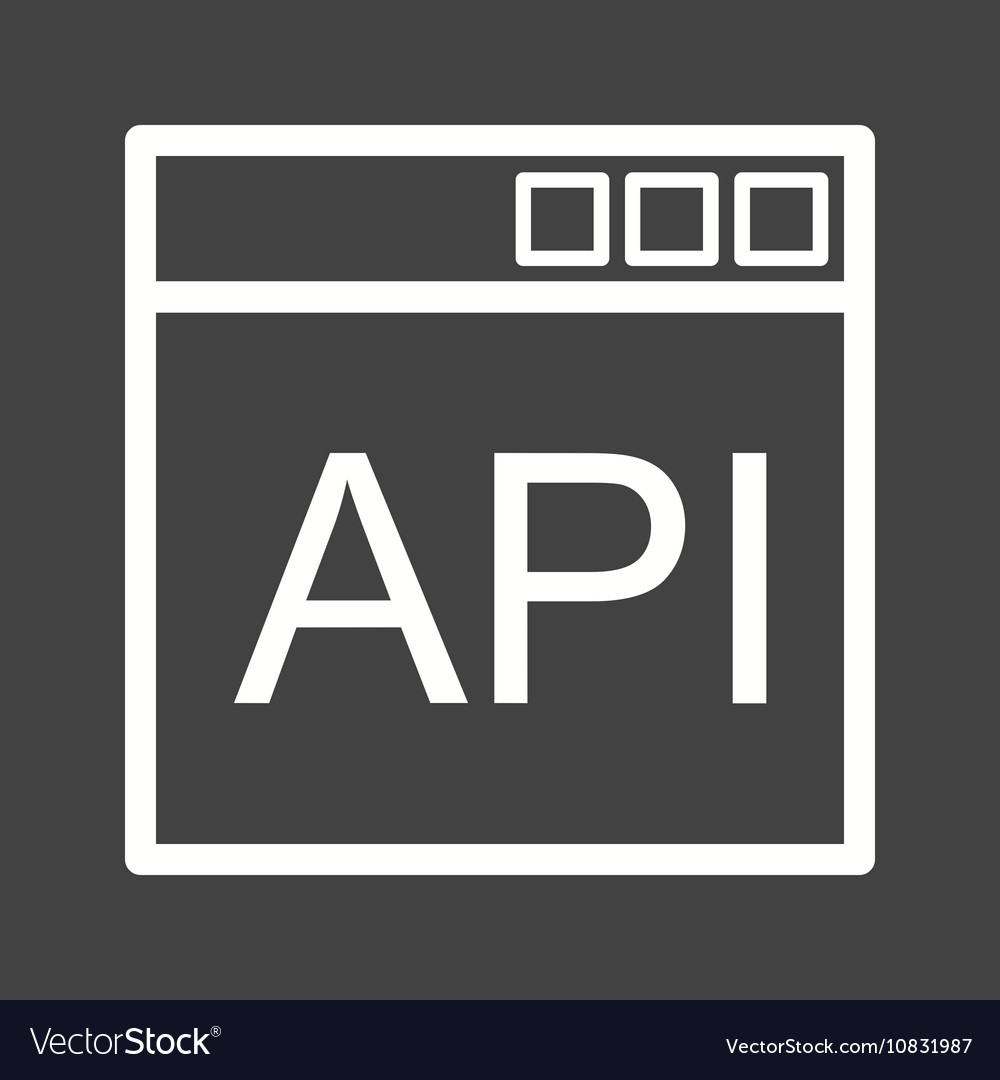 Api Royalty Free Vector Image - VectorStock