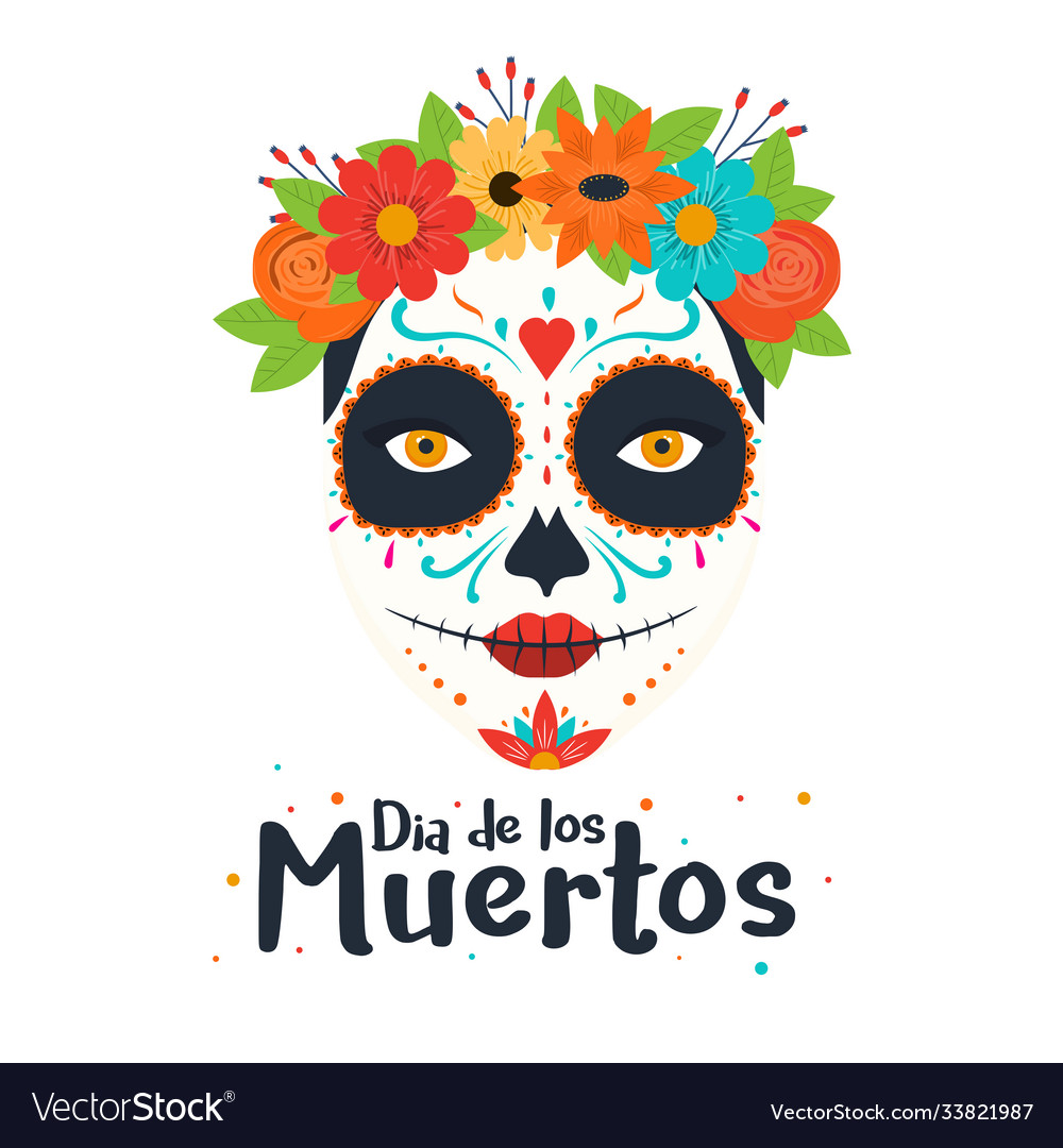 Dia de los muertos vector image Dia de los muertos