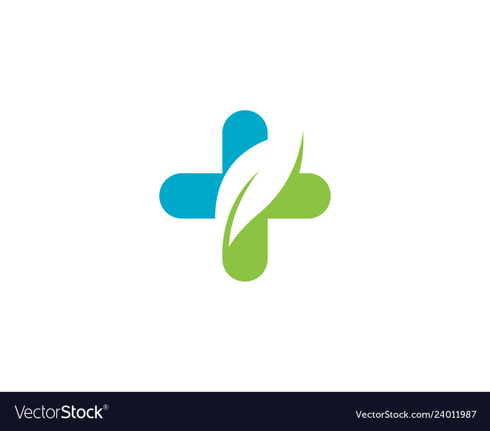 Health medical logo template Royalty Free Vector Image