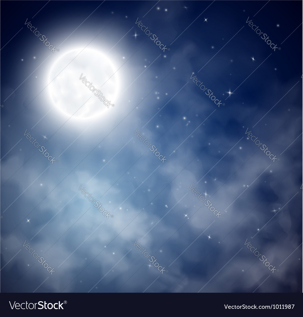 Night sky background