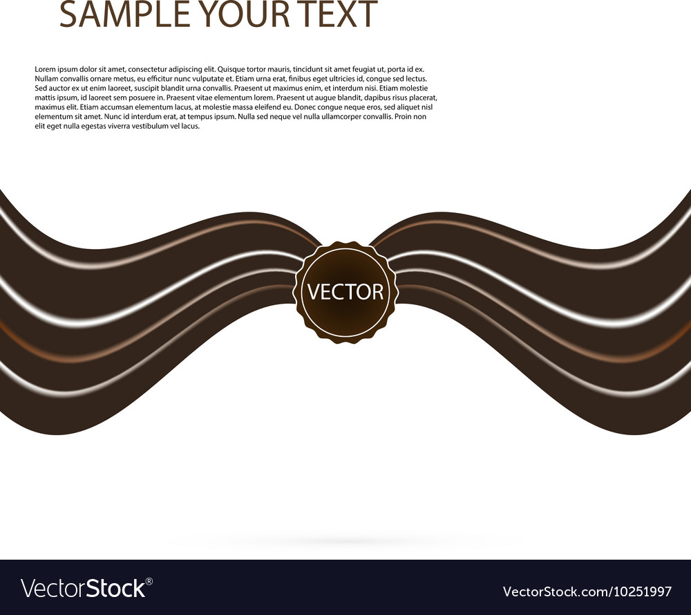 Abstract black chocolate background brown Vector Image