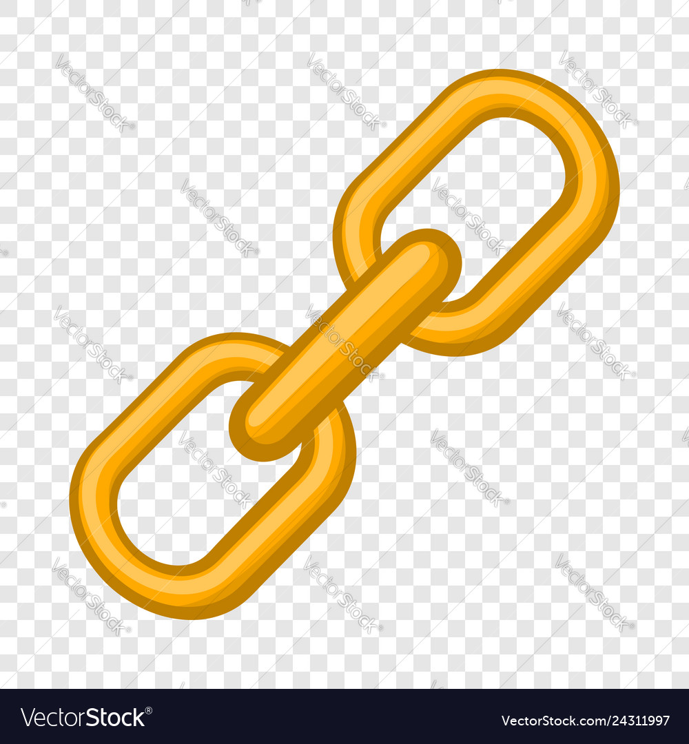 Chain icon cartoon style Royalty Free Vector Image