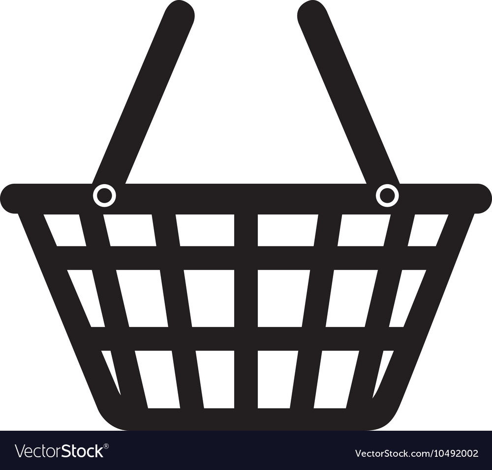 Shopping Basket Market Isolated Icon Flat Design Royalty Free SVG,  Cliparts, Vectors, and Stock Illustration. Image 61125486.