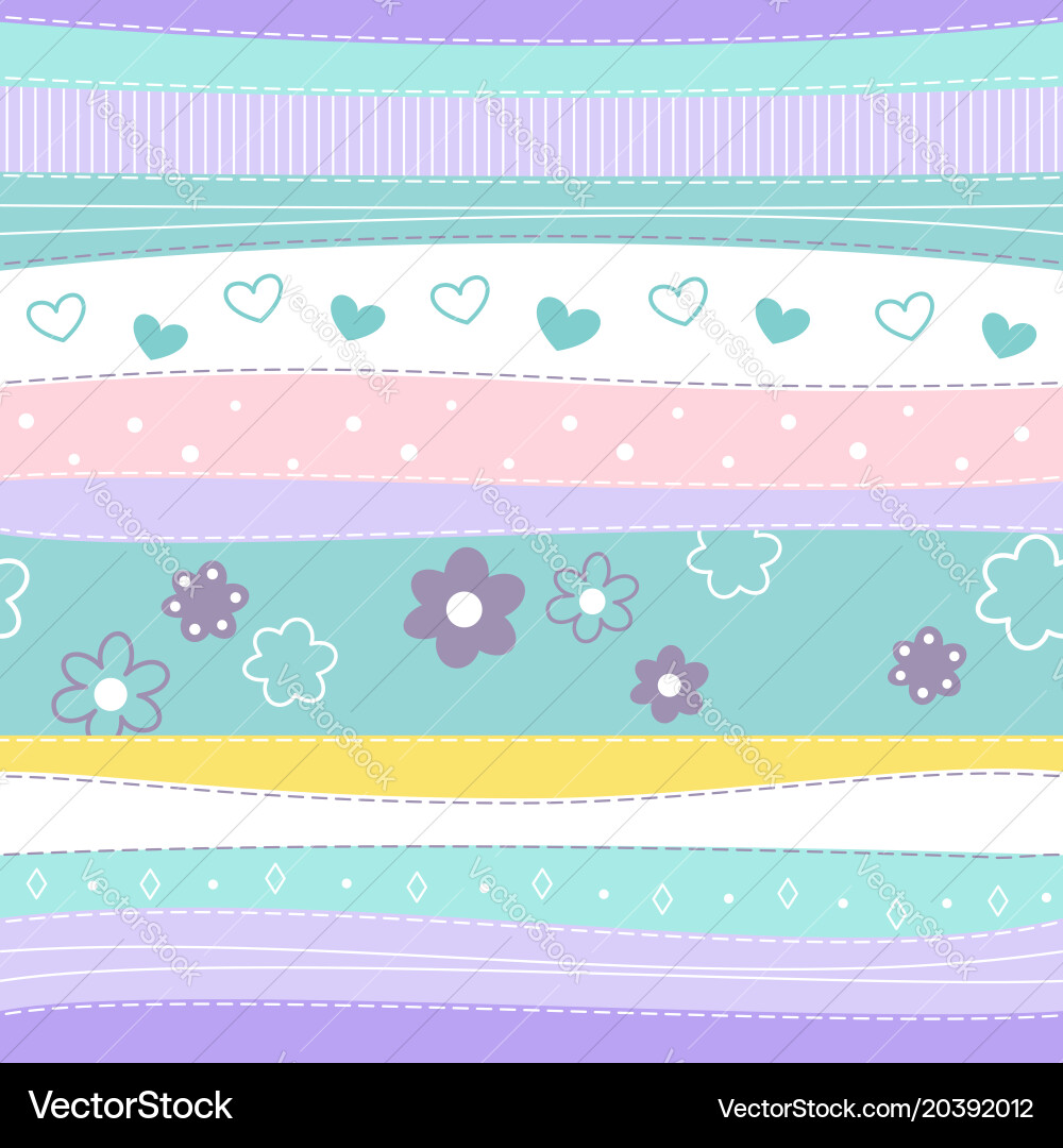 Cute abstract seamless pattern Royalty Free Vector Image