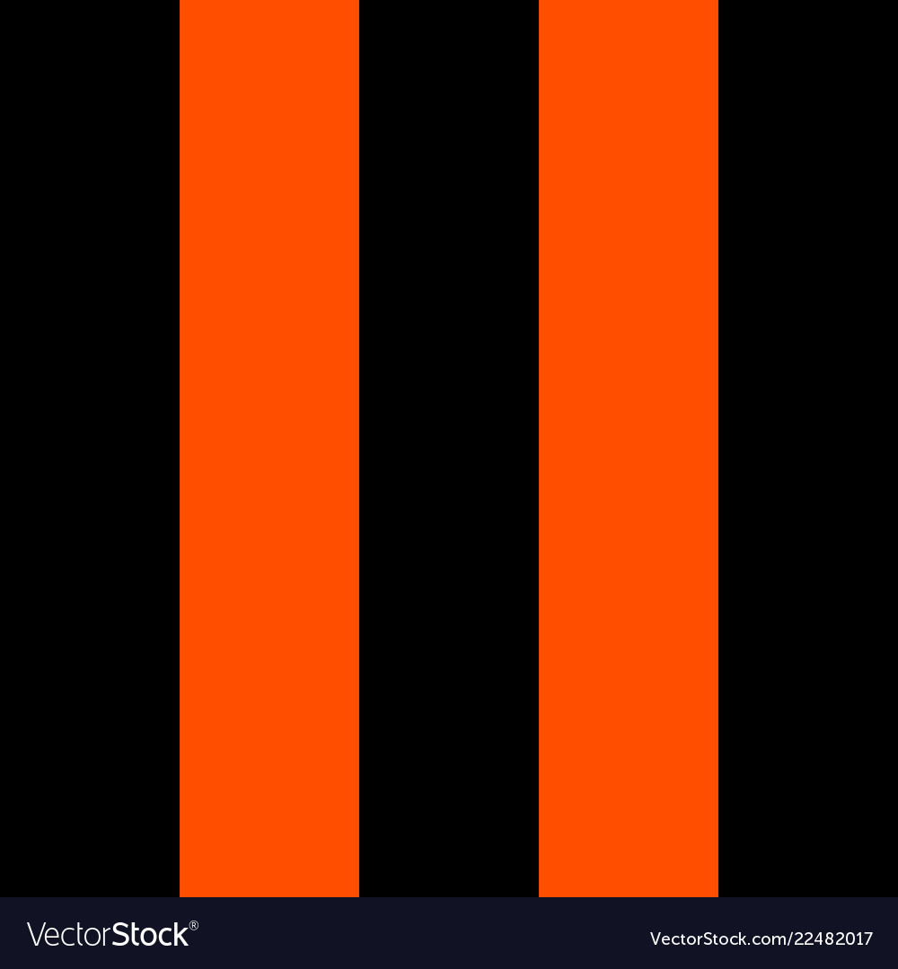 Halloween pattern black and orange vertical strips