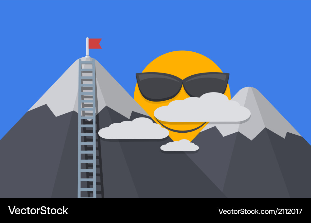 Modern flat background Royalty Free Vector Image