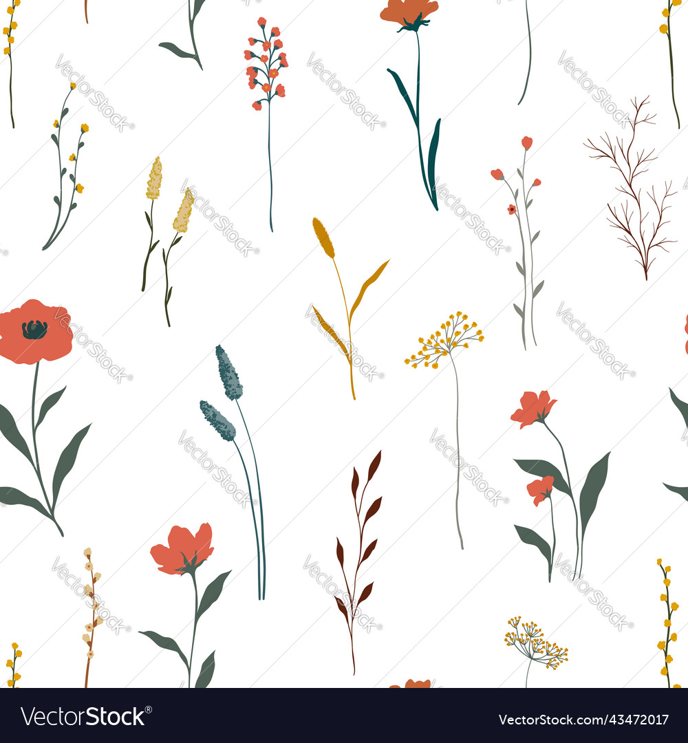 Seamless background abstract art with summer Vector Image