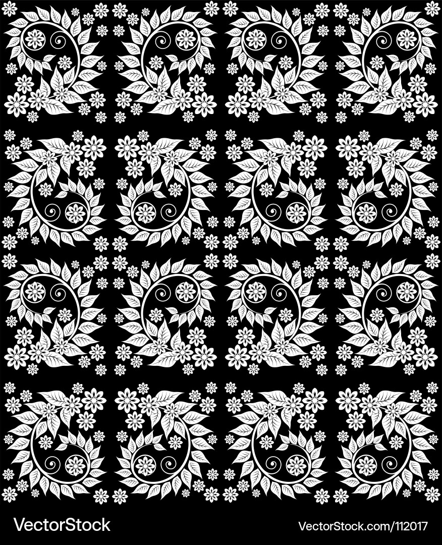 Seamless wallpaper Royalty Free Vector Image - VectorStock