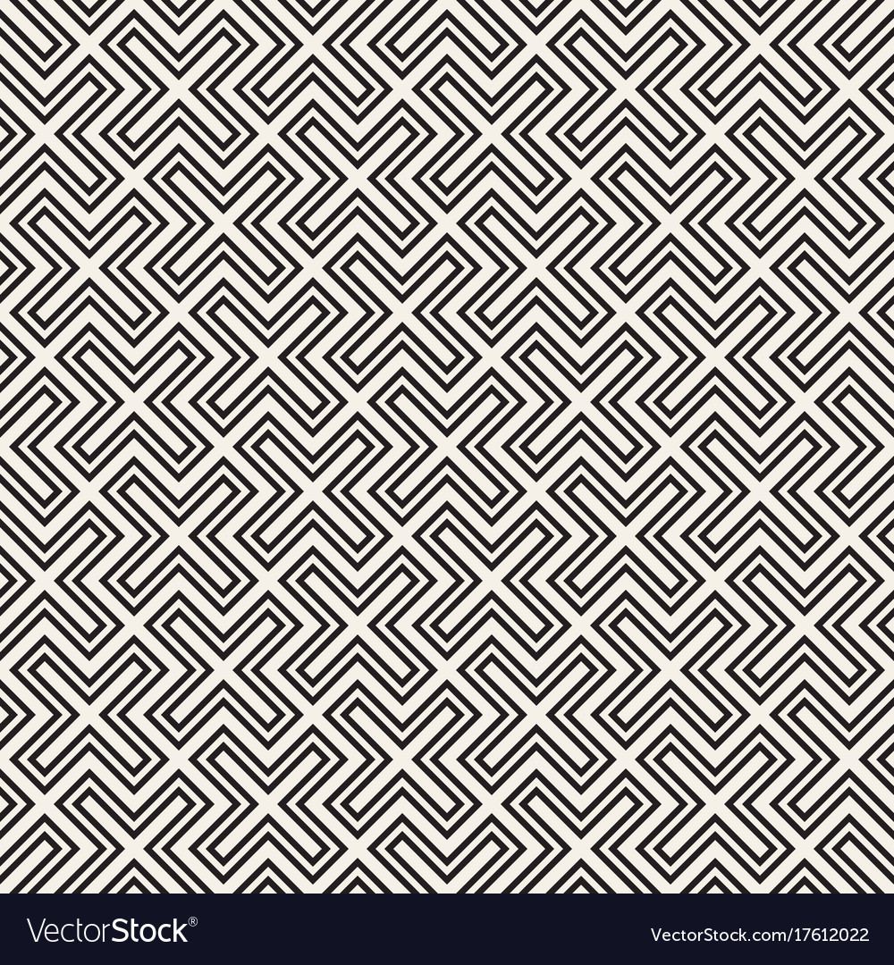 Seamless cross tiling pattern modern Royalty Free Vector