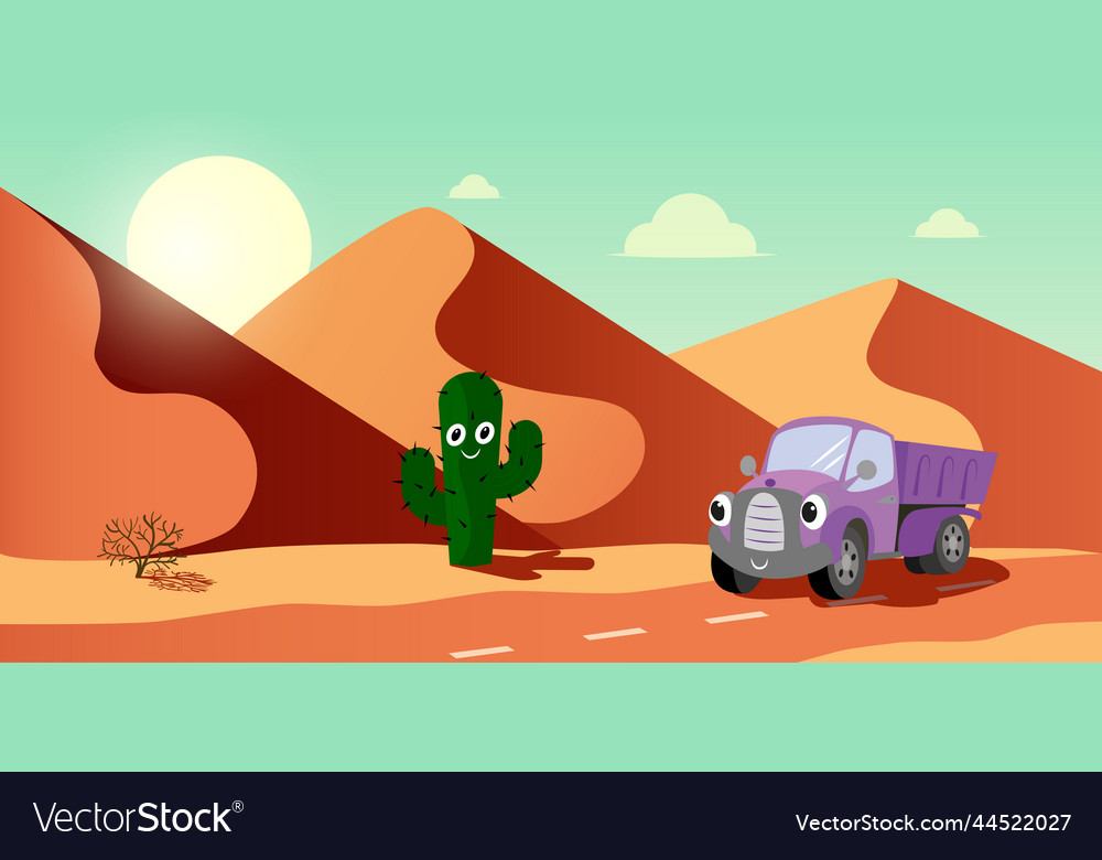 Desert Royalty Free Vector Image - VectorStock