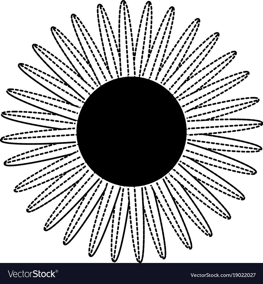 Flower sticker Royalty Free Vector Image - VectorStock