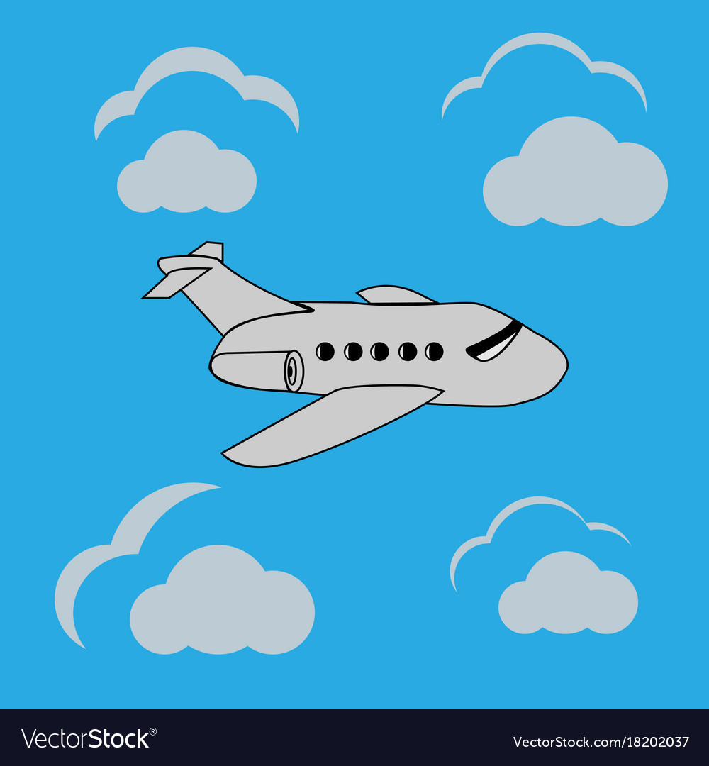 Airplane Royalty Free Vector Image - VectorStock